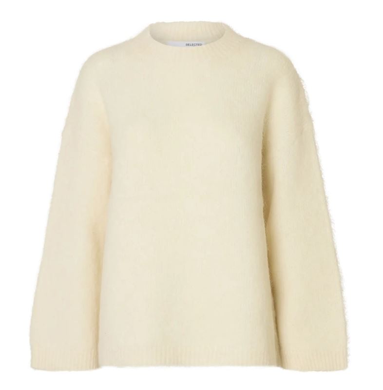 Tröjor/Koftor - Slfgabriella knit new o-neck – Birch